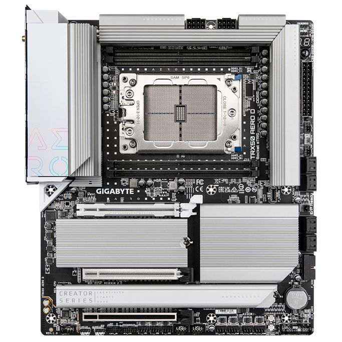 Gigabyte TRX50 AERO D, AMD TRX50, sTR5, DDR5, E-ATX - Slika 3