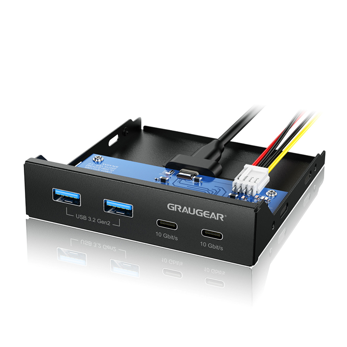Graugear Multi front panel 3.5", USB 3.2 Gen2, Type C, G-MP02 - Slika 1