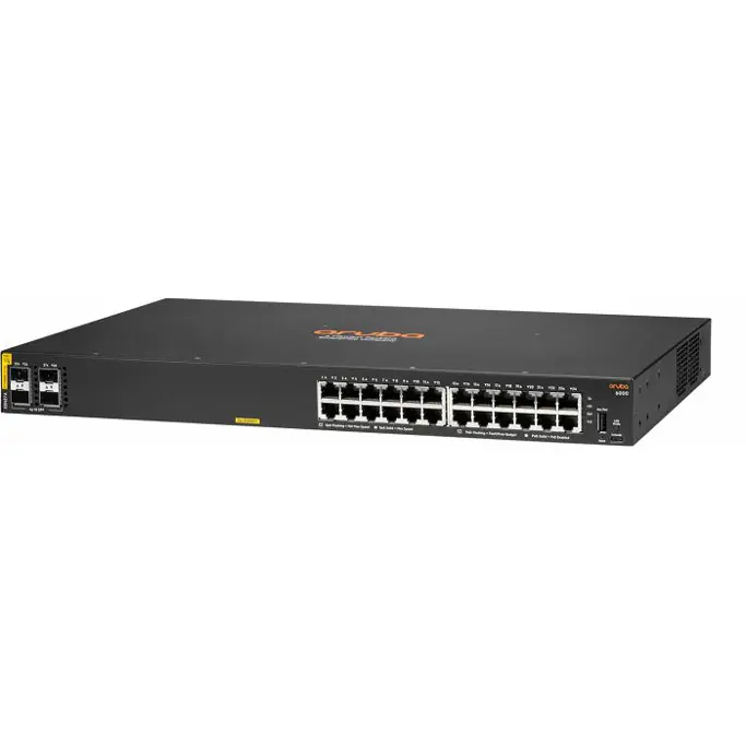 HPE Switch Aruba Networking CX 6000 24G Class4 PoE 4SFP 370W Switch, R8N87A - Slika 1