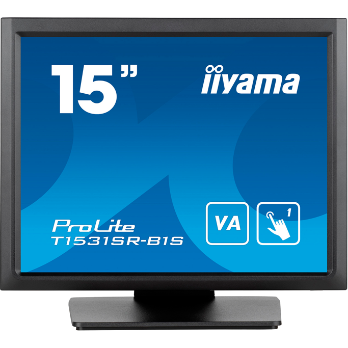 POS monitor Iiyama ProLite T1531SR-B1S, 15", VA, Resistive Touch (5-wire), 4:3, IP54 Front, HDMI/DP/VGA - Slika 3