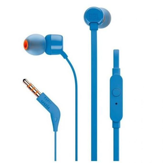 JBL slušalice Tune 110E, In-Ear, 3.5mm, Blue, JBLT110BLUE - Slika 3