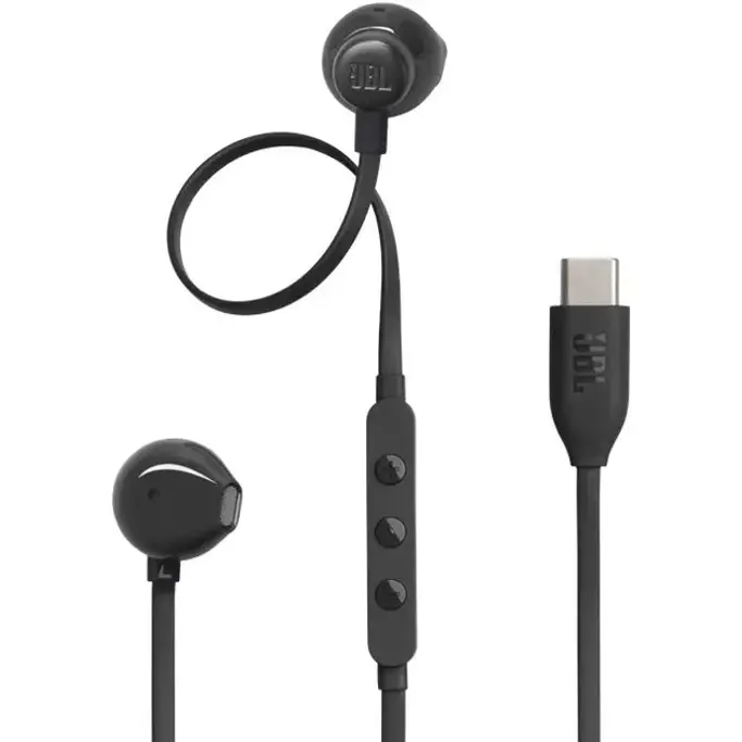 JBL slušalice Tune 305C, In-Ear, USB Type-C, Black, JBLT305CBLK - Slika 1