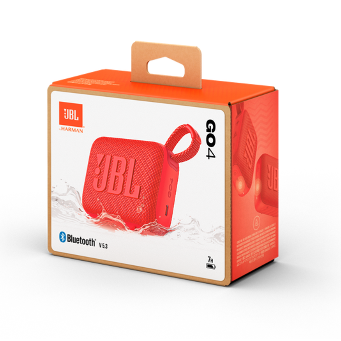 JBL zvučnik Go 4, Red, IP67, JBLGO4RED, (na vanjskom skladištu - isporuka 1-2 radna dana) - Slika 5