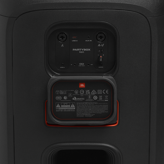 JBL zvučnik PartyBox 520, Bluetooth, Light Show, Black, JBLPARTYBOX520EU - Slika 8