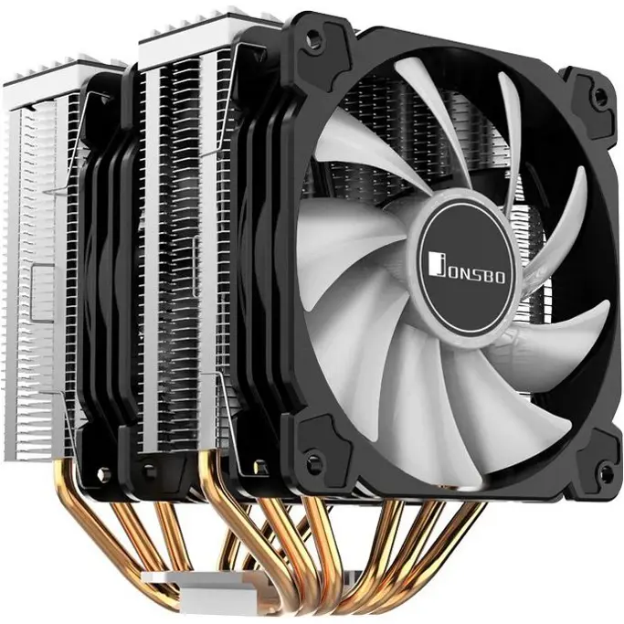 Jonsbo cooler CR-2000 GT, A-RGB, Black, Intel/AMD, 2x120mm, TDP 165W - Slika 3