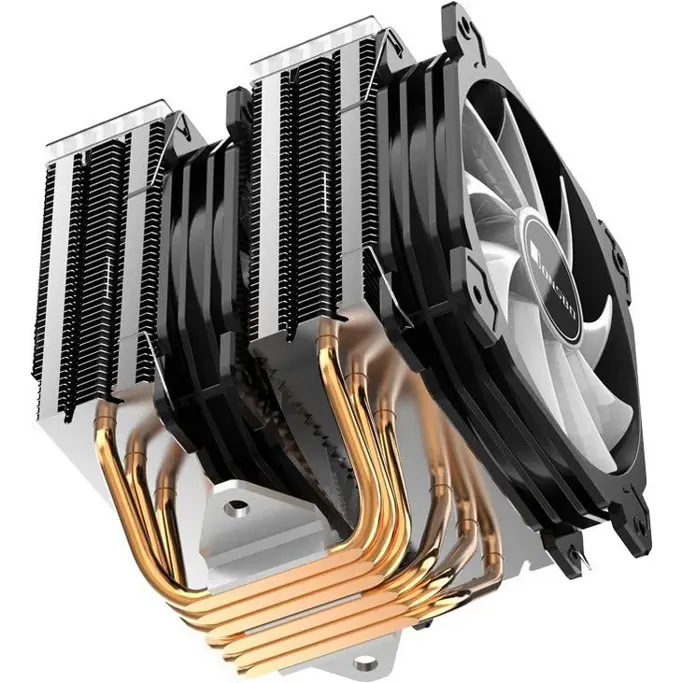 Jonsbo cooler CR-2000 GT, A-RGB, Black, Intel/AMD, 2x120mm, TDP 165W - Slika 4