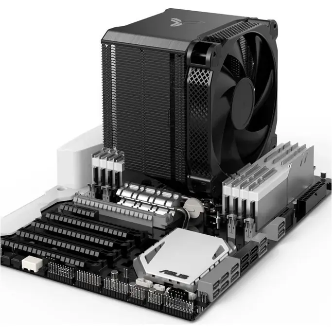 Jonsbo cooler HX6250, Black, Intel/AMD, 140mm, TDP 250W - Slika 6