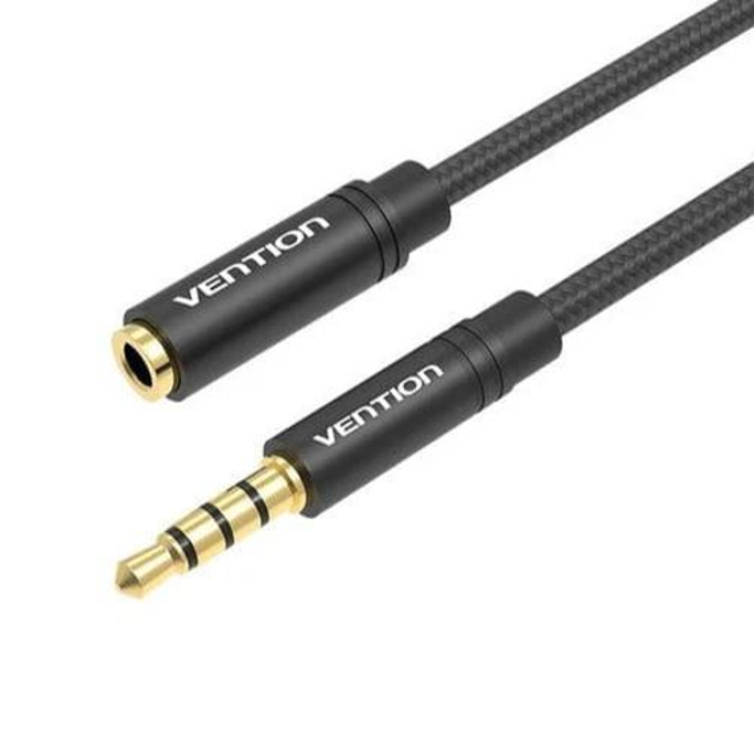 Kabel audio produžni 3.5mm (M)/3.5mm (F) 2m, Vention, VEN-BHBBH - Slika 1