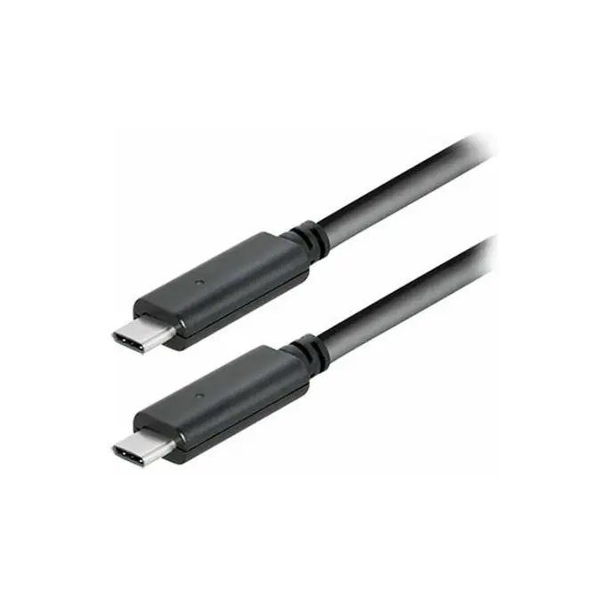 Kabel USB 3.2, 1m, USB-C/USB-C M/M, Transmedia, Crni, TRN-C510-1L - Slika 1
