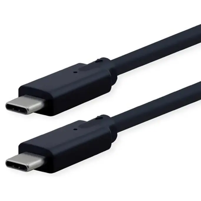 Kabel USB 3.2, 5m, USB-C/USB-C M/M, 100W PD, Roline, Crni, 11.02.9066 - Slika 1