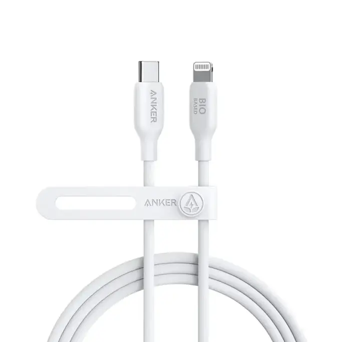 Kabel USB Anker 541 0.9m USB-C/Lightning, 30W, bijeli, A80A1G21 - Slika 1