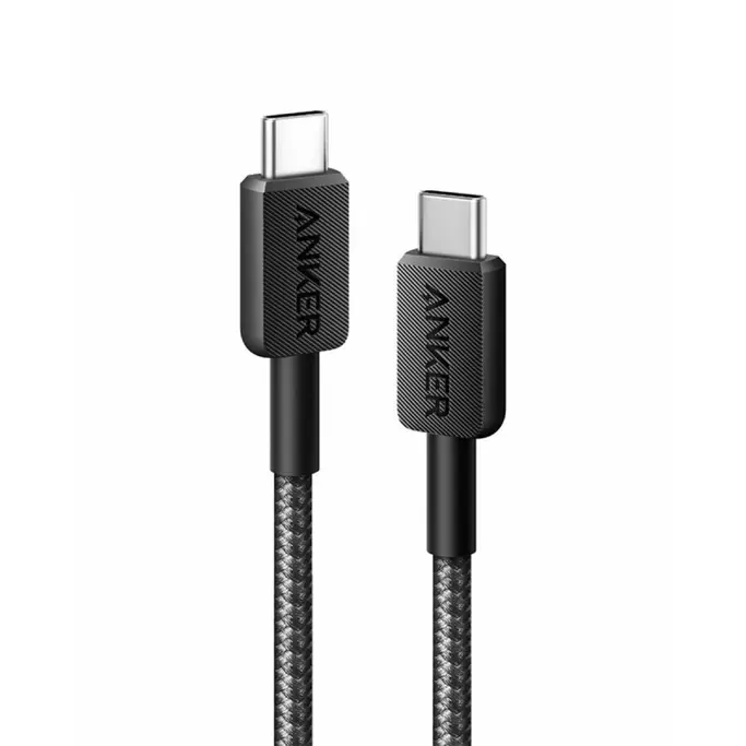Kabel USB-C Anker 322 0.9m, pleteni, crni, A81F5G11 - Slika 3