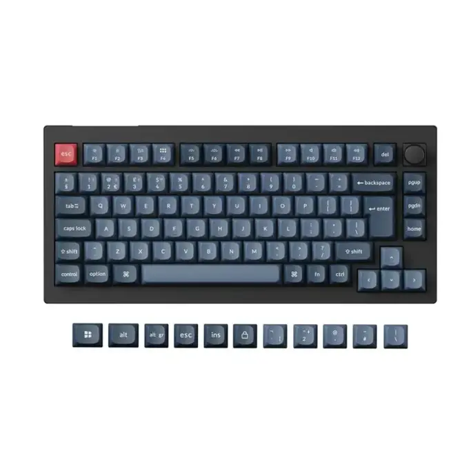 Keychron mehanička tipkovnica K5 Ultra 8K, Bluetooth/2.4GHz, Black, UK layout, HR znakovi, K5U-H1-UK - Slika 1