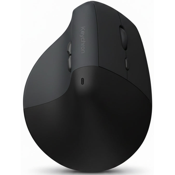 Keychron ergonomski bežični miš BM27, Bluetooth/2.4GHz, Space Gray, BM27-A61 - Slika 1