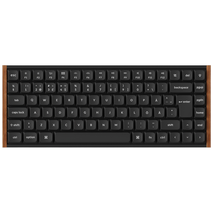 Keychron mehanička tipkovnica K3 Ultra 8K, Bluetooth/2.4GHz, Black, UK layout, HR znakovi, K3U-H1-UK