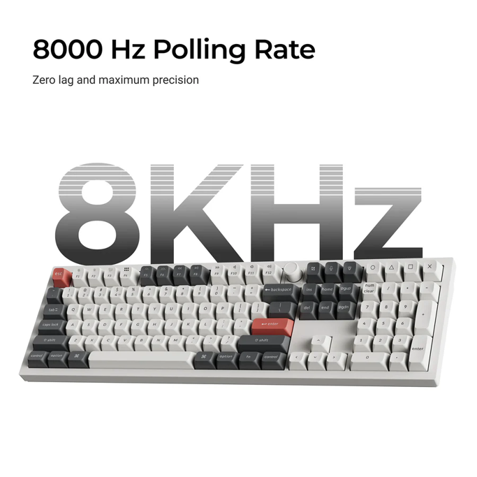 Keychron mehanička tipkovnica Q6 Ultra 8K, Bluetooth/2.4GHz, Black, US layout, HR znakovi, Q6U-M1 - Slika 4