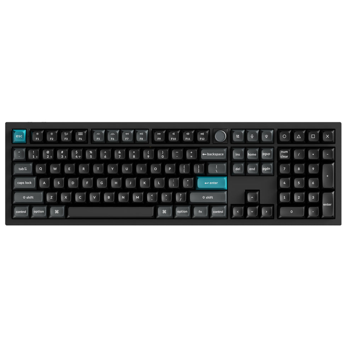 Keychron mehanička tipkovnica Q6 Ultra 8K, Bluetooth/2.4GHz, Black, UK layout, HR znakovi, Q6U-M1-UK - Slika 2