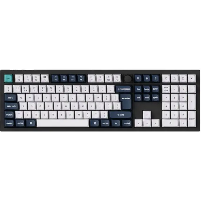 Keychron mehanička tipkovnica Q6M Max, Bluetooth/2.4GHz, Black, UK Layout, HR znakovi, Q6M-M1-UK - Slika 2