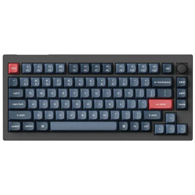 Keychron mehanička tipkovnica V1 Max, Bluetooth/2.4GHz, Black, US Layout, HR znakovi, V1M-D1 - Slika 3