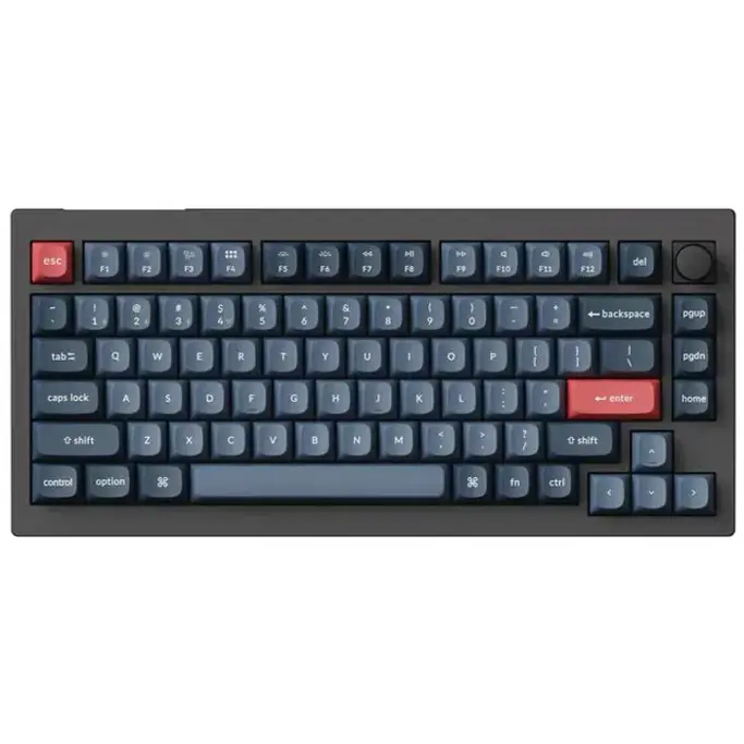 Keychron mehanička tipkovnica V1 Max, Bluetooth/2.4GHz, Black, US Layout, HR znakovi, V1M-D1 - Slika 2