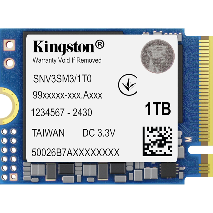 Kingston SSD 1TB NV3, M.2 SSD, 2230, NVMe PCIe, Gen4, SNV3SM3/1T0 - Slika 1