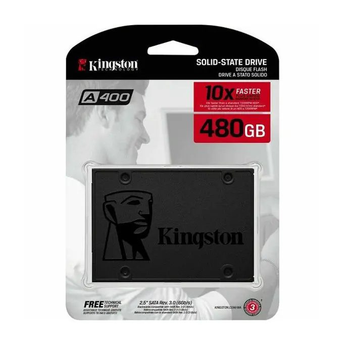 Kingston SSD 480GB A400 2.5" SATA, SA400S37/480G - Slika 2