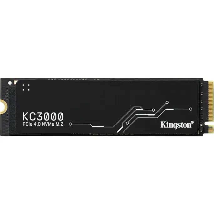 Kingston SSD 4TB, KC3000, M.2 2280, NVMe, PCIe 4.0, SKC3000D/4096G - Slika 1