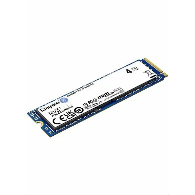 Kingston SSD 4TB, NV3, M.2 2280 NVMe PCIe 4.0 x4 NVMe, SNV3S/4000G - Slika 1
