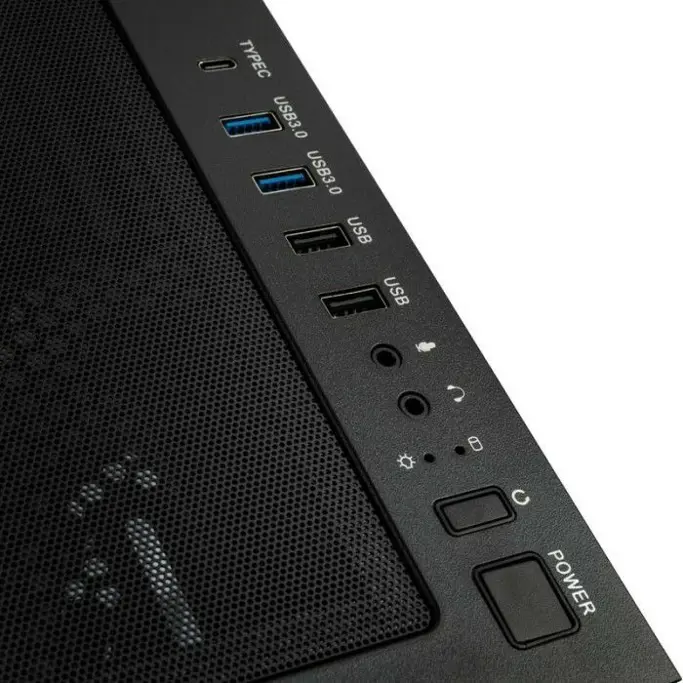 Kolink Midi Tower Unity Peak, glass window, ARGB, Black, 5999094005594 - Slika 5