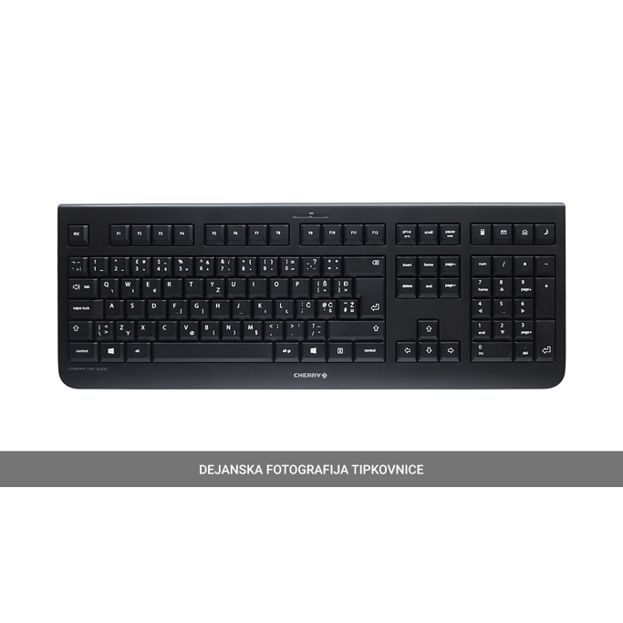 Komplet Cherry DW-3000, tipkovnica i miš, UK Layout, crna, bežični, JD-0710GB-2 - Slika 11