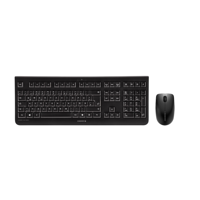 Komplet Cherry DW-3000, tipkovnica i miš, UK Layout, crna, bežični, JD-0710GB-2 - Slika 9