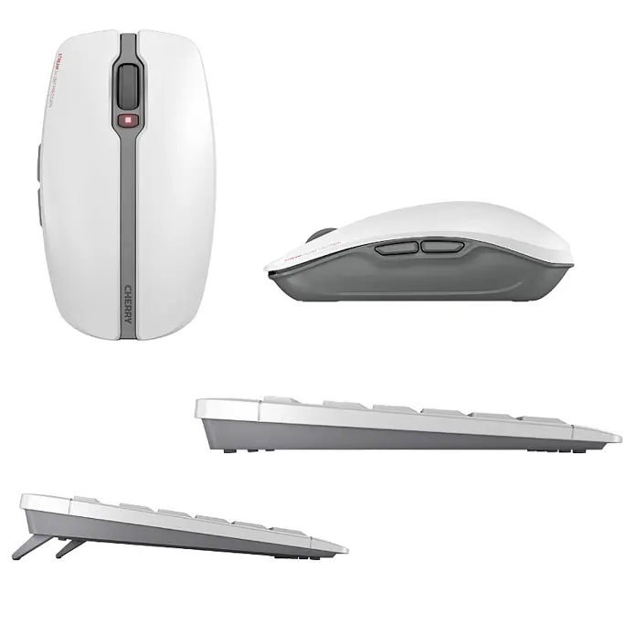 Komplet Cherry Stream Desktop tiha bežična tipkovnica i miš, bijela, JD-8500EU-0 - Slika 3