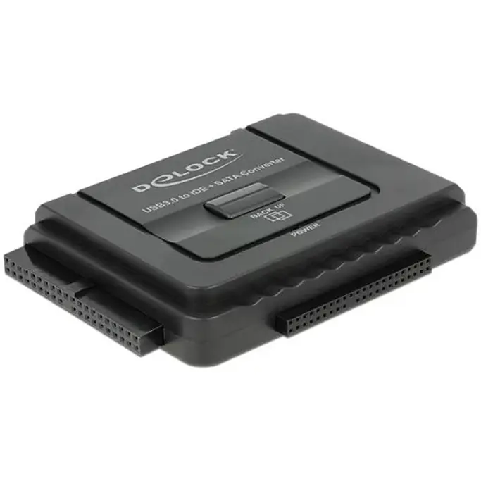 Konverter Delock USB 3.0 (M) externi na SATA 22-pin/ IDE 40-pin/ IDE 44-pin, backup funkcija, 61486 - Slika 1