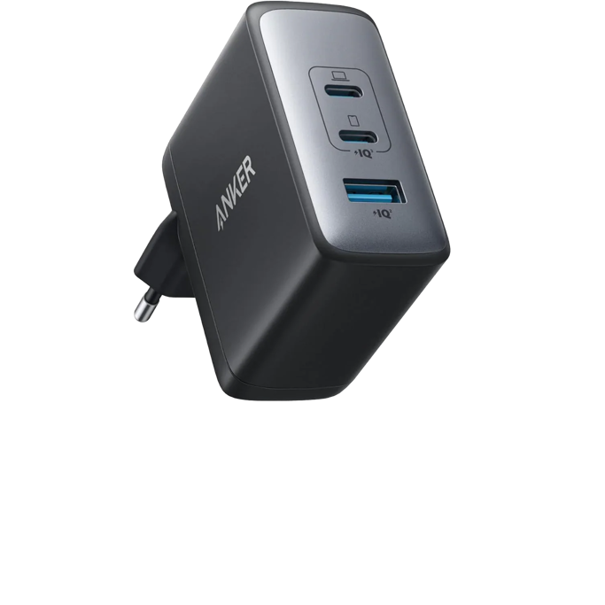 Kućni punjač Anker 736 Nano II, 3-port, 100W, USB-C crni, A2145311 - Slika 1