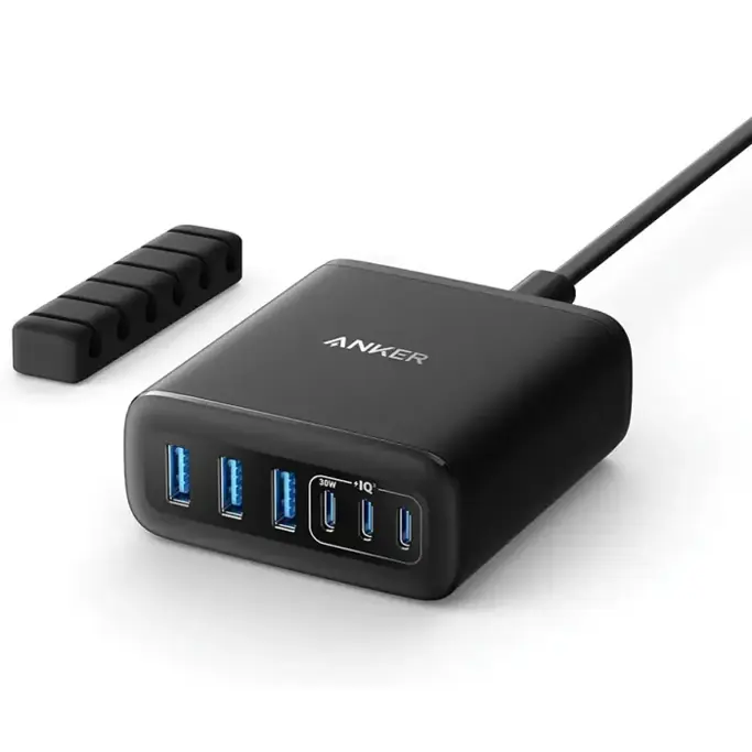 Kućni punjač Anker GaN 6-port, 112W, A2154G11 - Slika 1