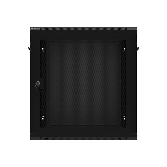 Lanberg 12U 600x450mm zidni mrežni ormar, 19", Flat pack, crni, WF01-6412-23B - Slika 6
