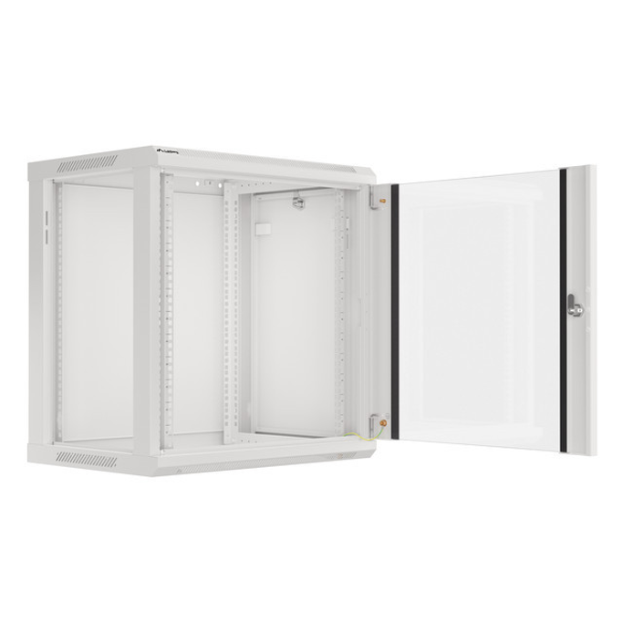 Lanberg 12U 600x450mm zidni mrežni ormar, 19", Flat pack, sivi, WF01-6412-10S - Slika 7