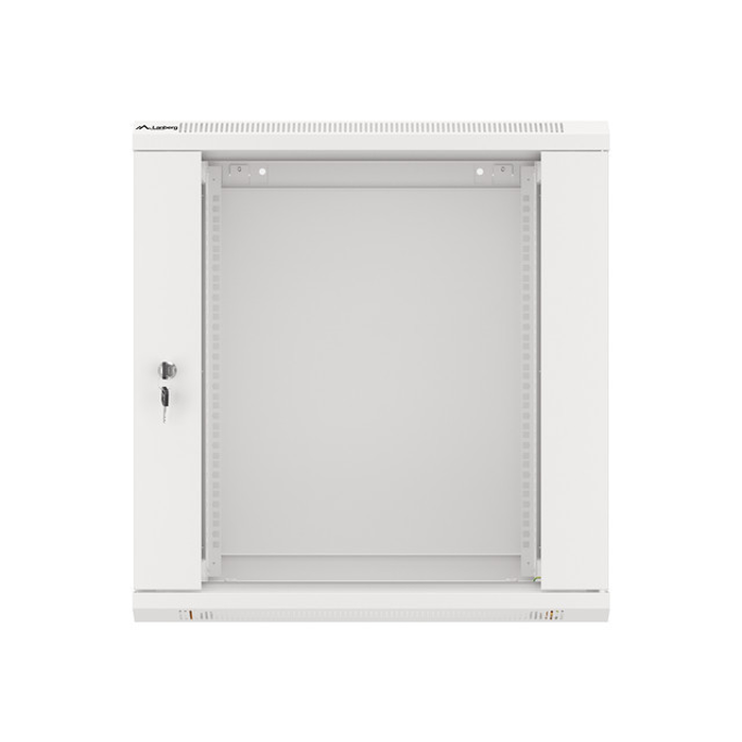 Lanberg 12U 600x450mm zidni mrežni ormar, 19", Flat pack, sivi, WF01-6412-10S - Slika 4