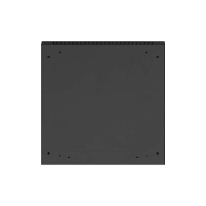 Lanberg 12U 600x600mm zidni mrežni ormar, 19", Flat pack, crni, WF01-6612-10B - Slika 3