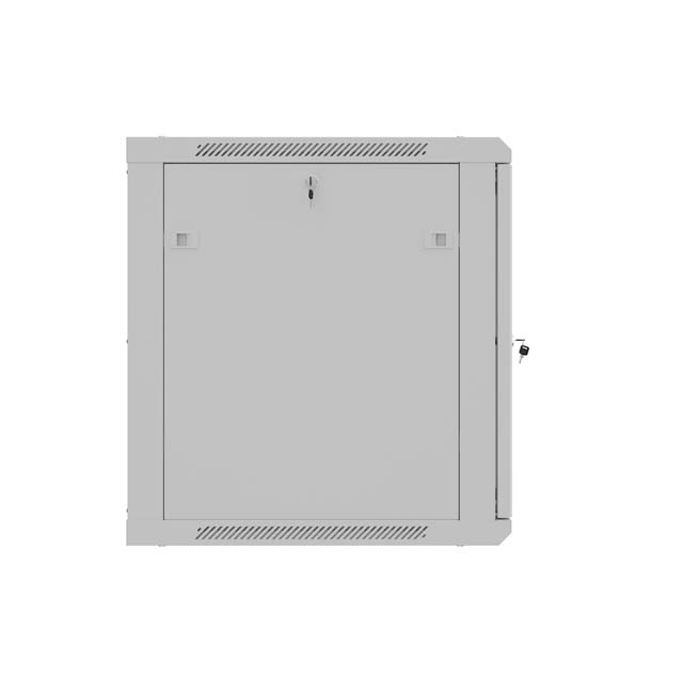Lanberg 12U 600x600mm zidni mrežni ormar, 19", Flat pack, sivi, WF01-6612-23S - Slika 4