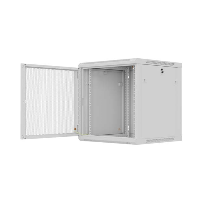 Lanberg 12U 600x600mm zidni mrežni ormar, 19", Flat pack, sivi, WF01-6612-23S - Slika 5