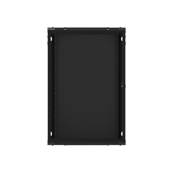 Lanberg 18U 600x450mm zidni mrežni ormar, 19", Flat pack, crni, WF01-6418-10B - Slika 3