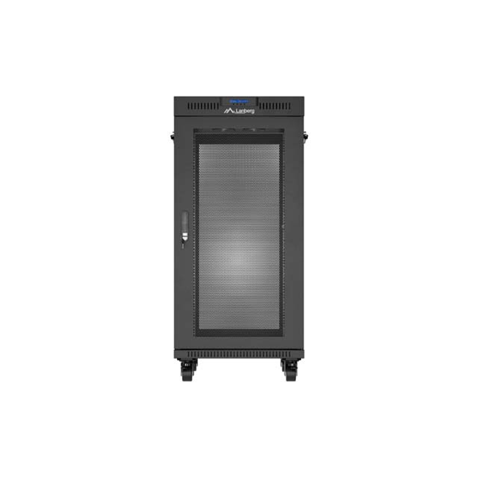 Lanberg 24U 600x800mm samostojeći mrežni ormar, 19", Flat pack, crni, FF01-6824-23BL - Slika 2