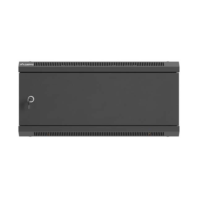 Lanberg 4U 600x600mm zidni mrežni ormar, 19", Flat pack, crni, WF01-6604-00B - Slika 2