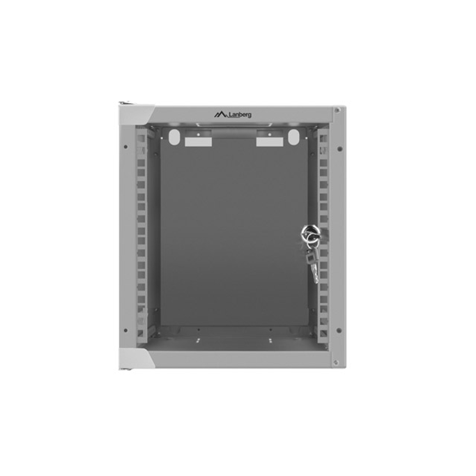 Lanberg 6U 280x310mm zidni mrežni ormar, 10", Flat pack, sivi, WF10-2306-10S - Slika 6