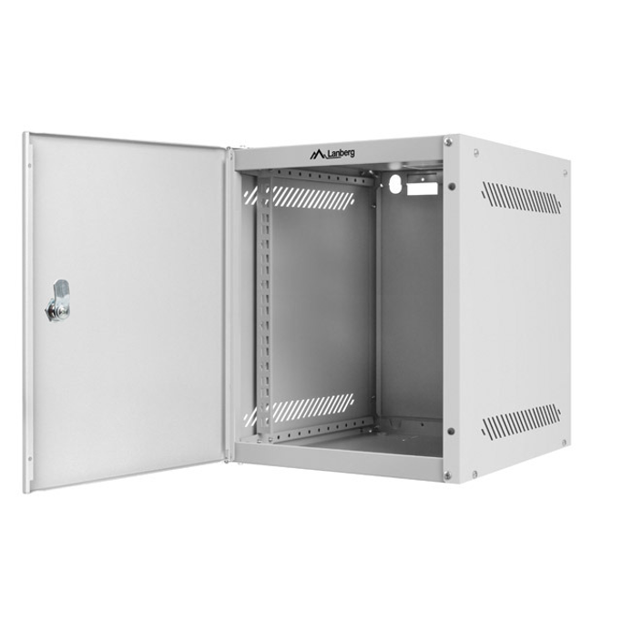 Lanberg 6U 280x310mm zidni mrežni ormar, 10", Flat pack, sivi, WF10-2306-00S - Slika 5