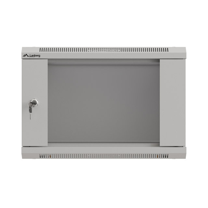 Lanberg 6U 540x350mm zidni mrežni ormar, 19", Flat pack, sivi, WF03-5306-10S - Slika 2
