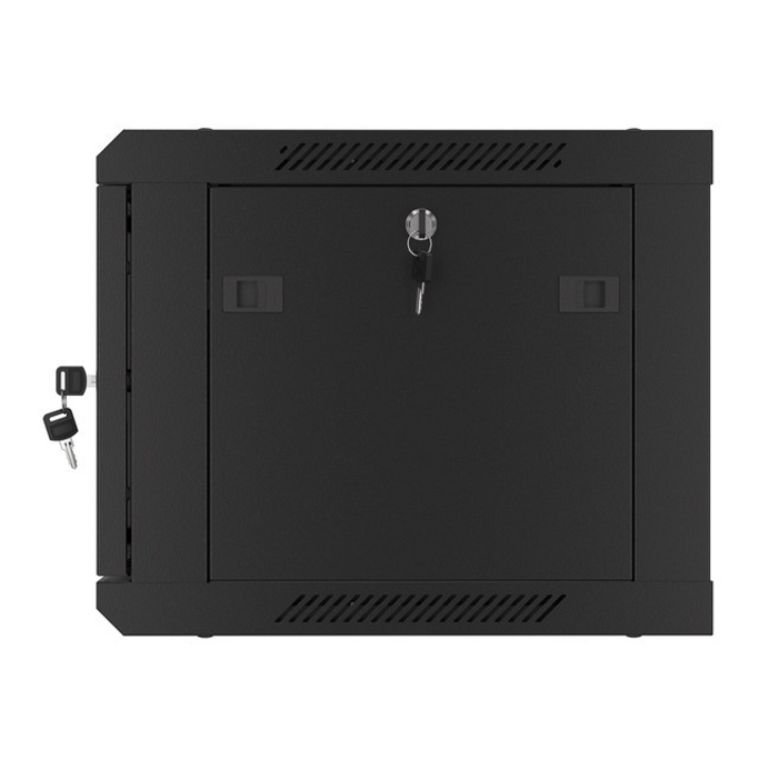 Lanberg 6U 600x450mm zidni mrežni ormar, 19", Flat pack, crni, WF01-6406-00B - Slika 2