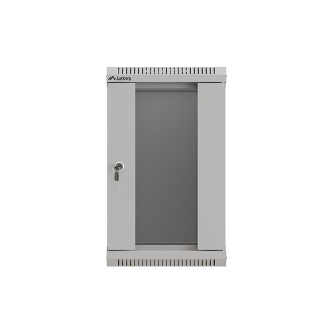 Lanberg 9U 300x300mm zidni mrežni ormar, 10", Flat pack, sivi, WF11-3309-10S - Slika 2