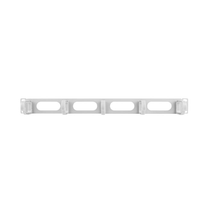 Lanberg panel za vođenje kabela s 5 prstenova - tip B, 19", 1U, sivi, AK-1205-S - Slika 3